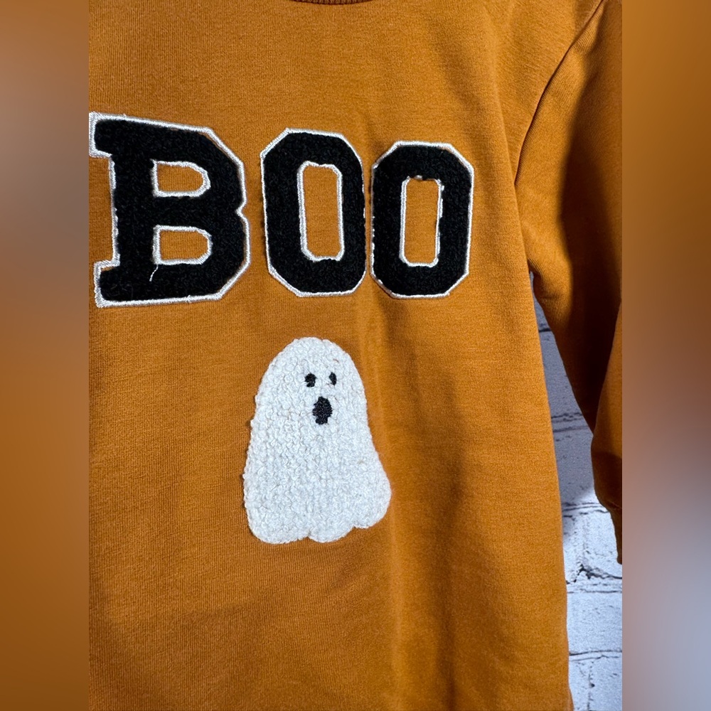 Kids Halloween Boo One Piece - Orange - Picture 4 of 5